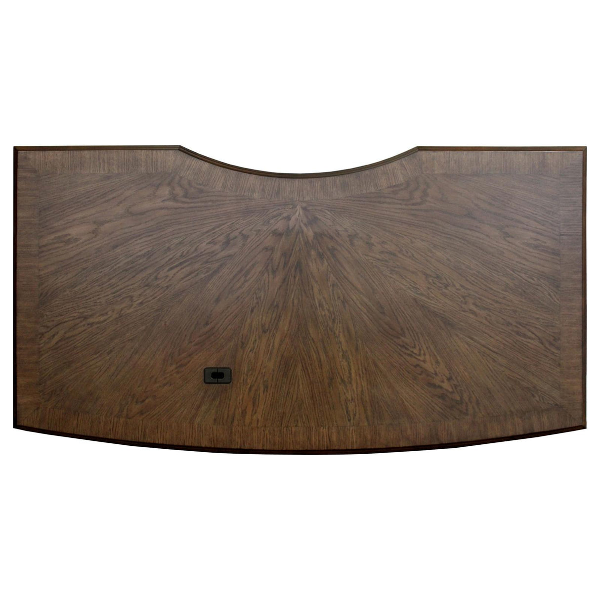 Hartshill Burnished Oak Executive Desk with File Cabinets from Coaster - Luna Furniture