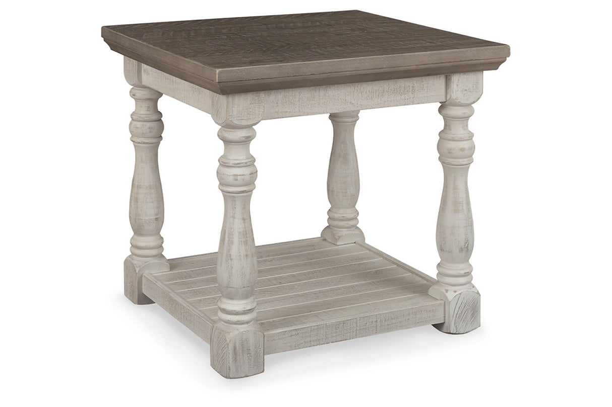 Havalance Gray/White End Table from Ashley - Luna Furniture
