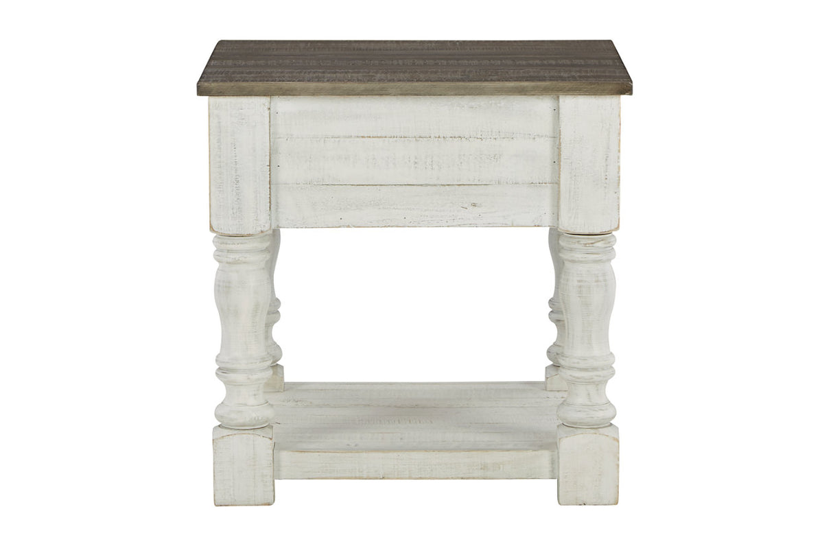 Havalance White/Gray End Table from Ashley - Luna Furniture