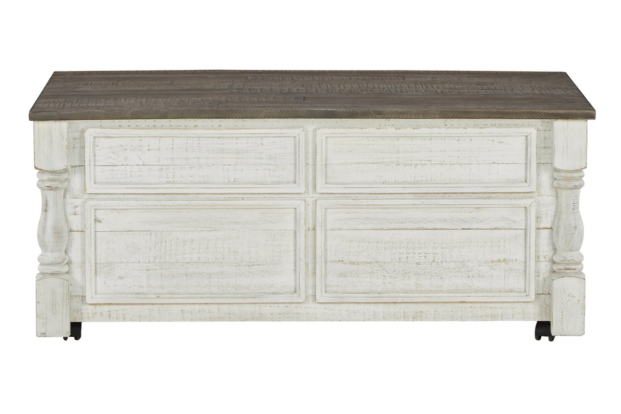 Havalance White/Gray Lift-Top Coffee Table from Ashley - Luna Furniture