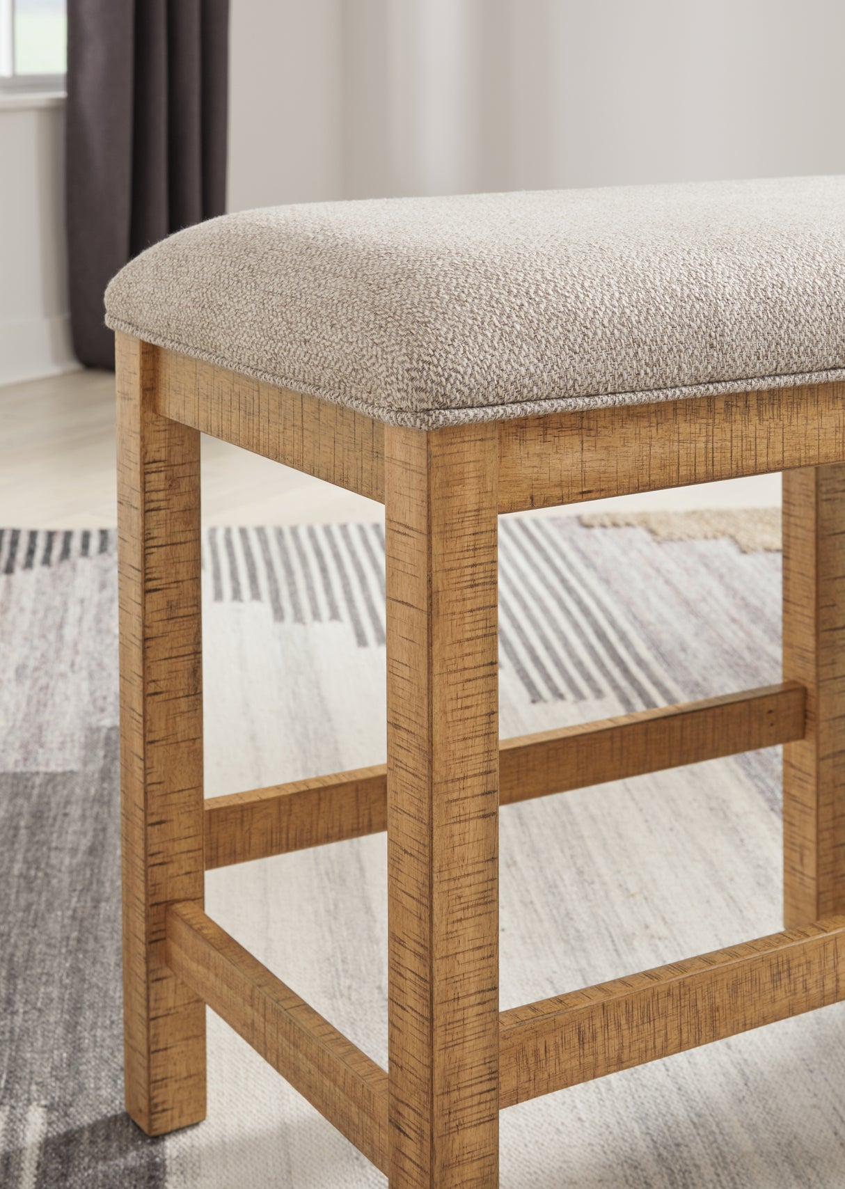 Havonplane Brown 72" Counter Height Dining Bench from Ashley - Luna Furniture