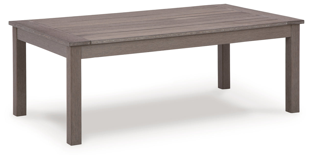 Hillside Barn Brown Outdoor Coffee Table from Ashley Furniture - Luna Furniture