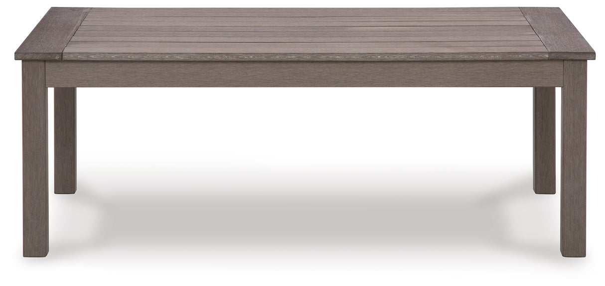 Hillside Barn Brown Outdoor Coffee Table from Ashley Furniture - Luna Furniture
