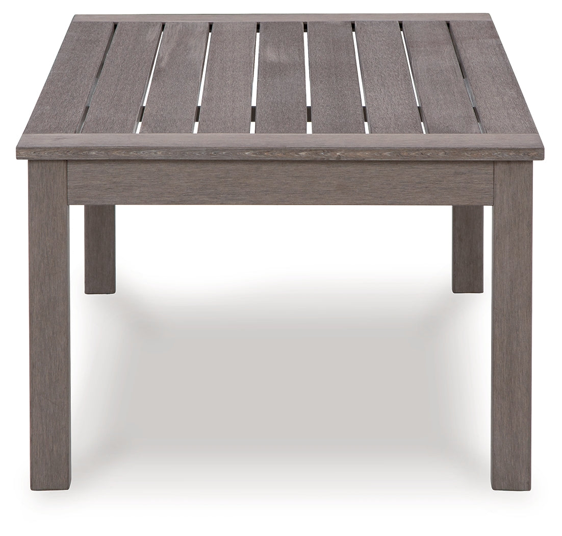 Hillside Barn Brown Outdoor Coffee Table from Ashley Furniture - Luna Furniture