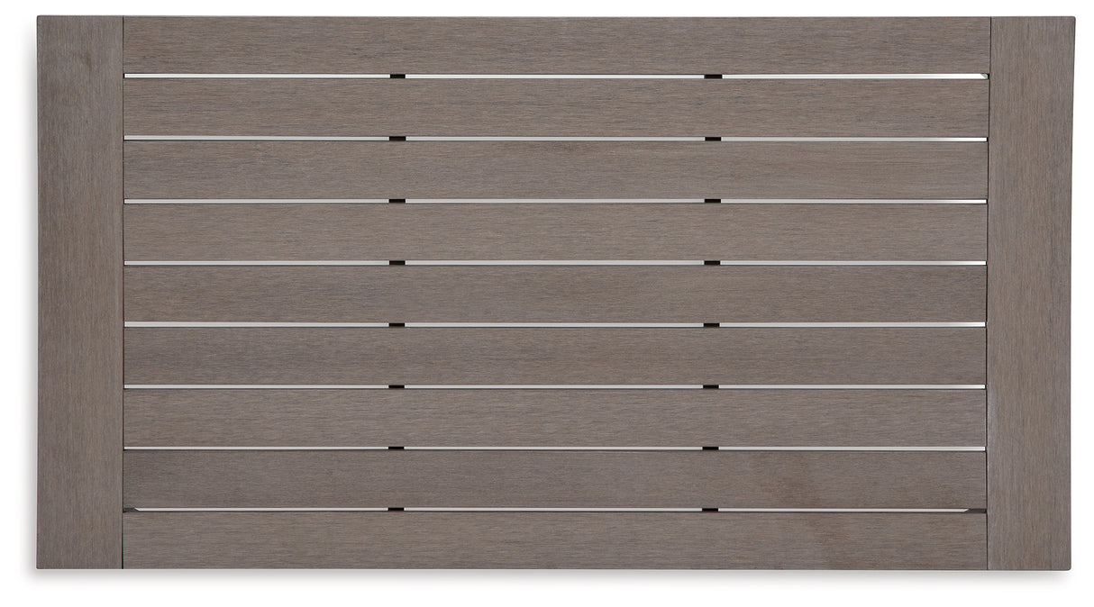 Hillside Barn Brown Outdoor Coffee Table from Ashley Furniture - Luna Furniture
