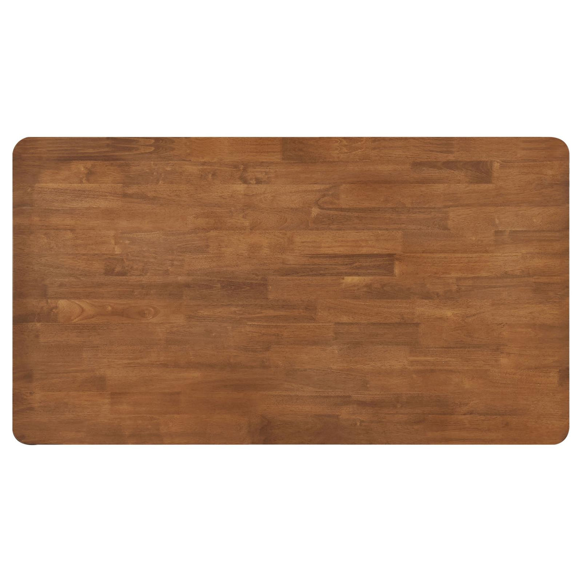 Hollyoak Walnut and Black Farmhouse Rectangular Dining Table with Turned Legs from Coaster - Luna Furniture