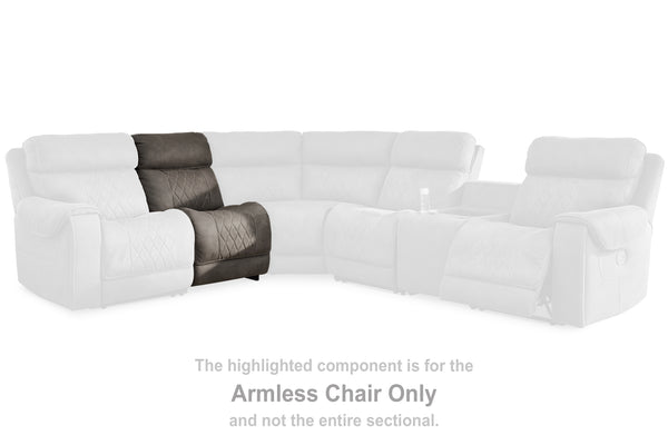 Hoopster Gunmetal Armless Chair