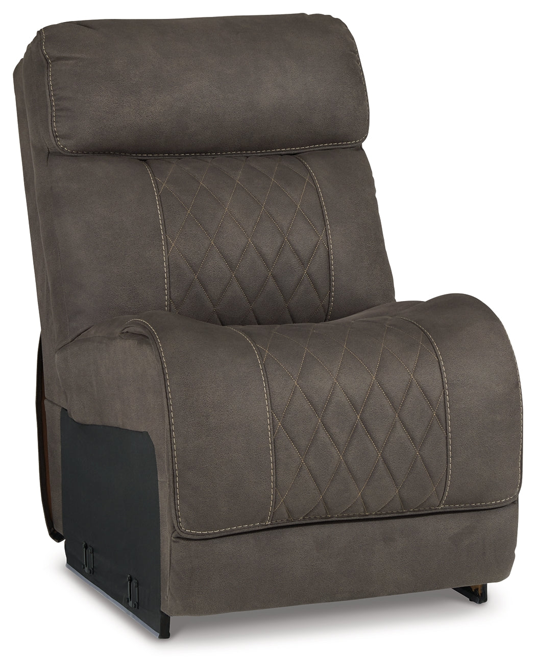 Hoopster Gunmetal Armless Chair from Ashley Furniture - Luna Furniture