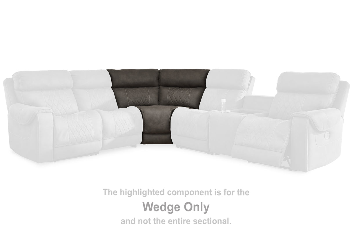 Hoopster Gunmetal Wedge from Ashley Furniture - Luna Furniture