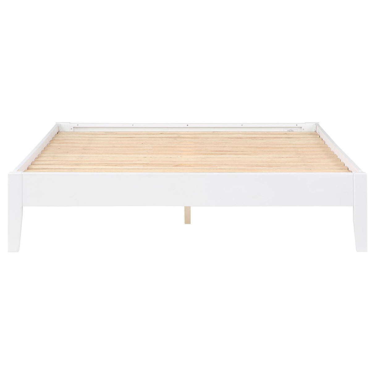 Hounslow White California King Platform Bed from Coaster - Luna Furniture