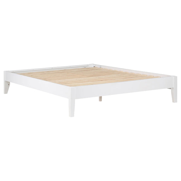 Hounslow White Eastern King Platform Bed