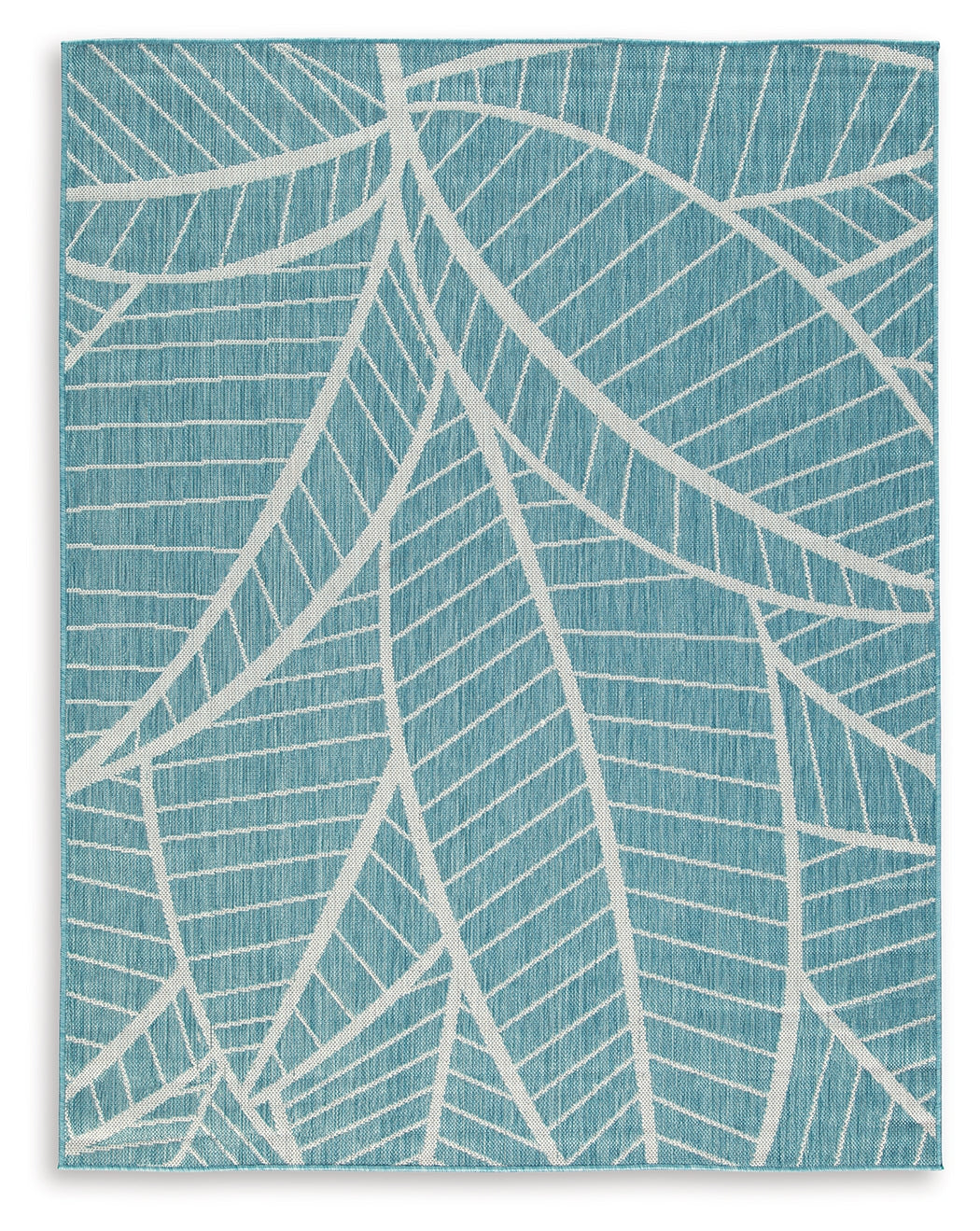 Hulsia Ivory/Aqua 5' x 7' Rug from Ashley - Luna Furniture
