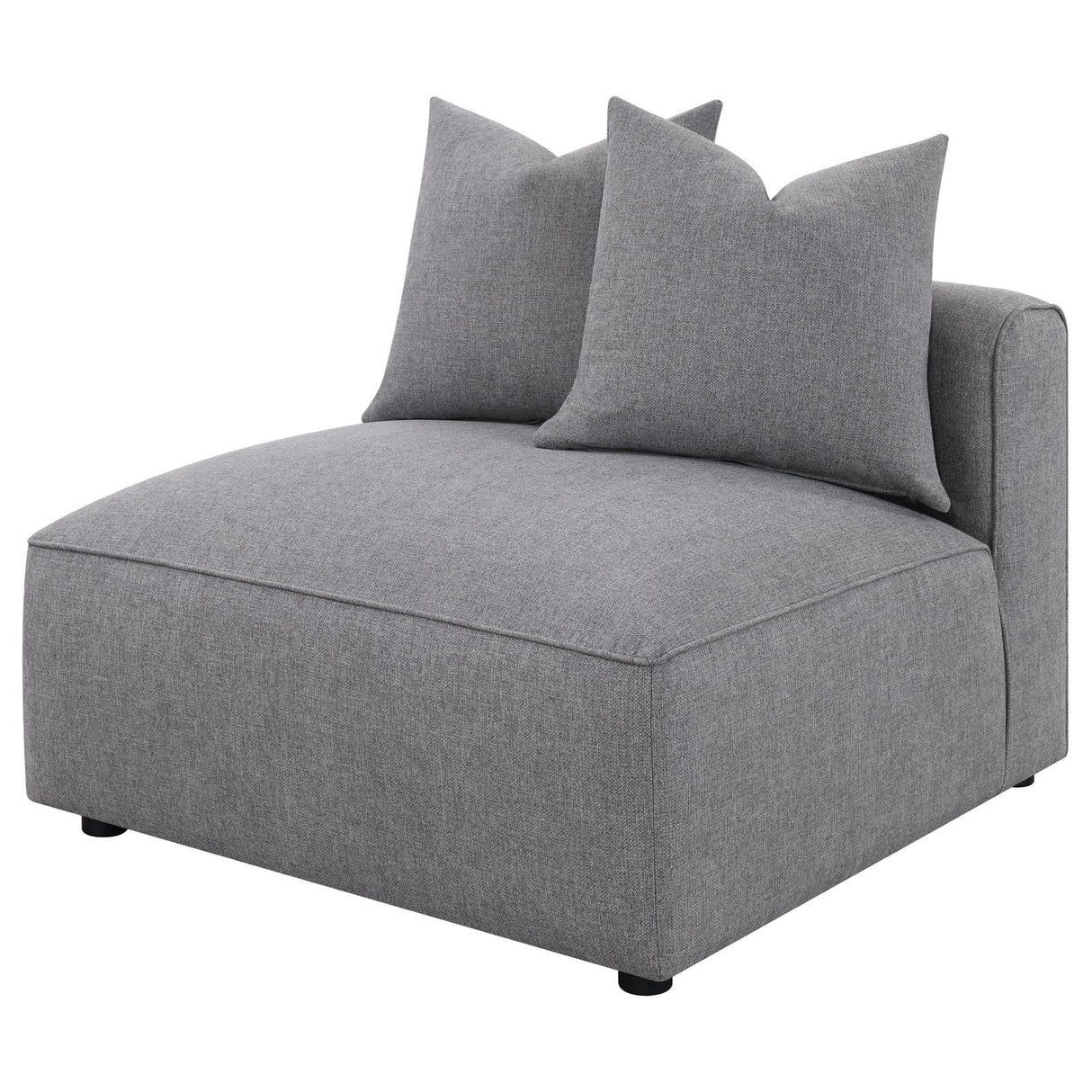 Jennifer Gray Tight Seat Armless Chair from Coaster - Luna Furniture
