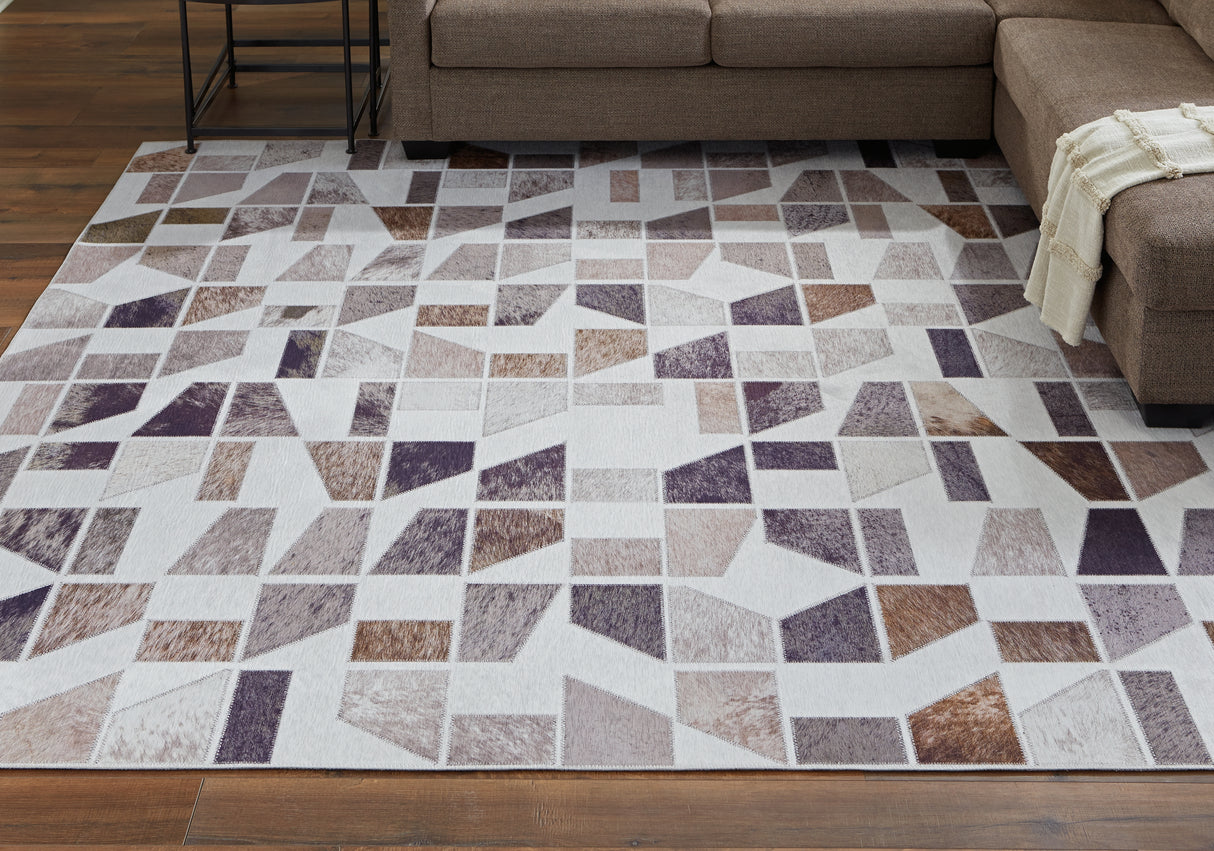Jettner Multi 7'10" x 10' Rug from Ashley Furniture - Luna Furniture
