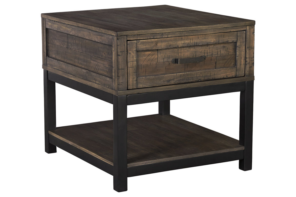 Johurst Grayish Brown End Table from Ashley - Luna Furniture