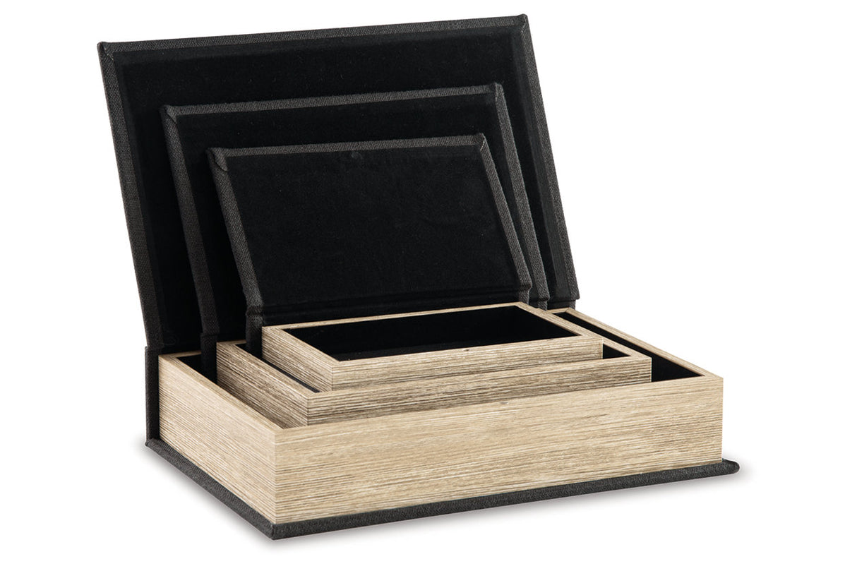 Jolina Black Box from Ashley - Luna Furniture