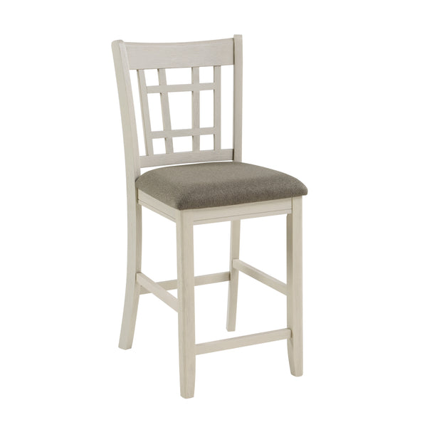 Junipero White Counter Height Chair, Set of 2