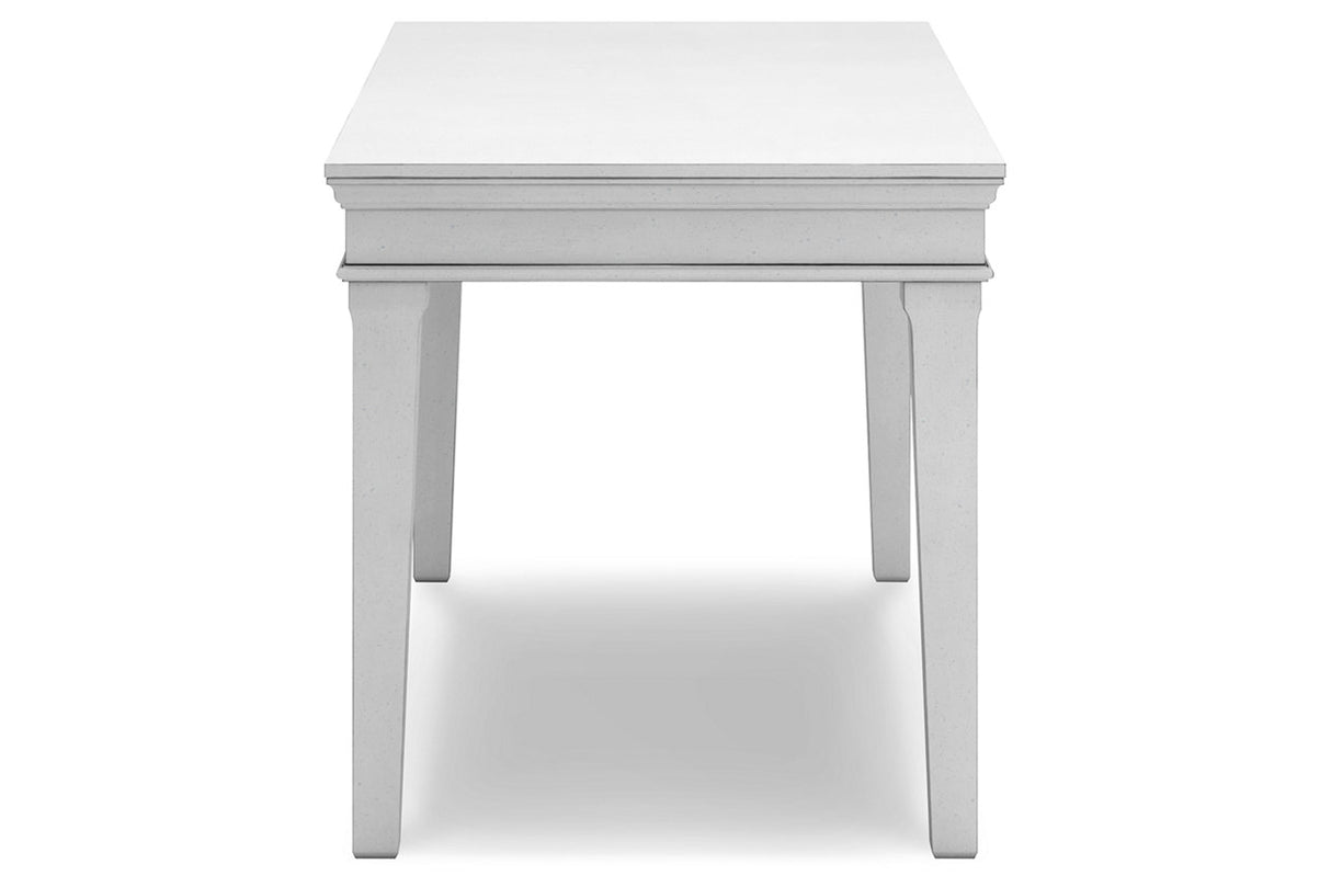 Kanwyn Whitewash Home Office Desk from Ashley - Luna Furniture