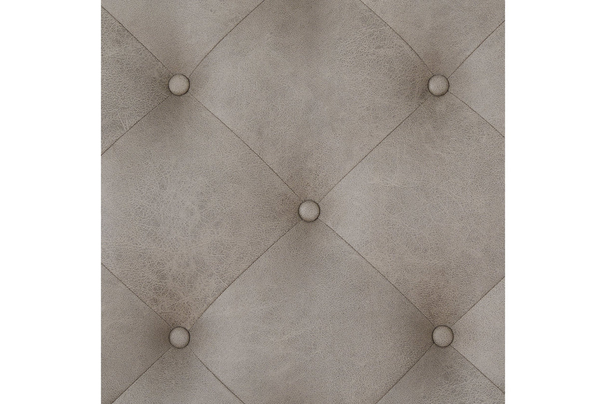 Kanwyn Whitewash Upholstered Ottoman Coffee Table from Ashley - Luna Furniture