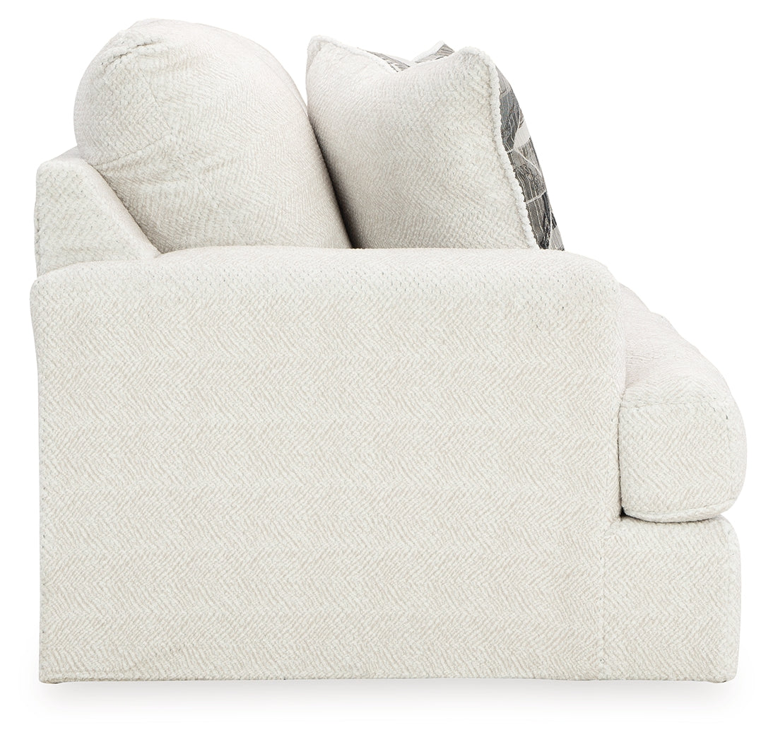 Karinne Linen Loveseat from Ashley - Luna Furniture