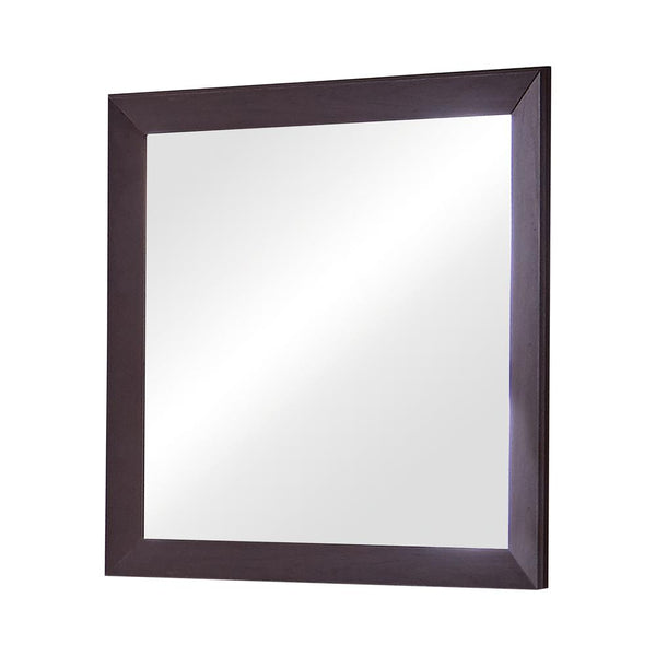 Kauffman Dark Cocoa Rectangular Mirror (Mirror Only)