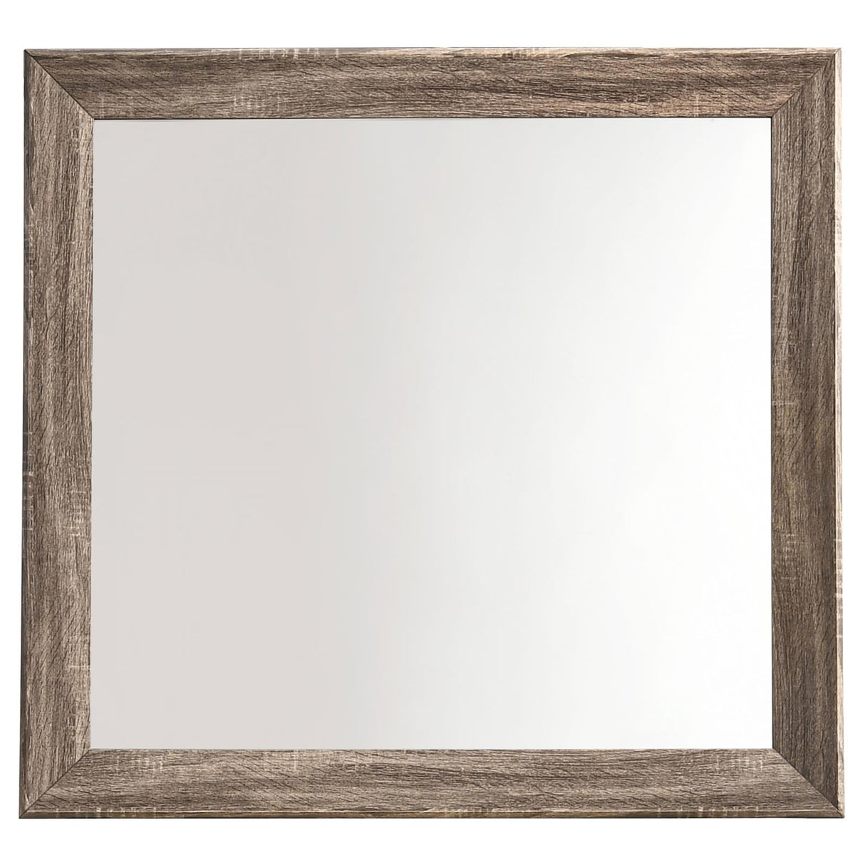 Kauffman Washed Taupe Rectangular Mirror (Mirror Only) from Coaster - Luna Furniture