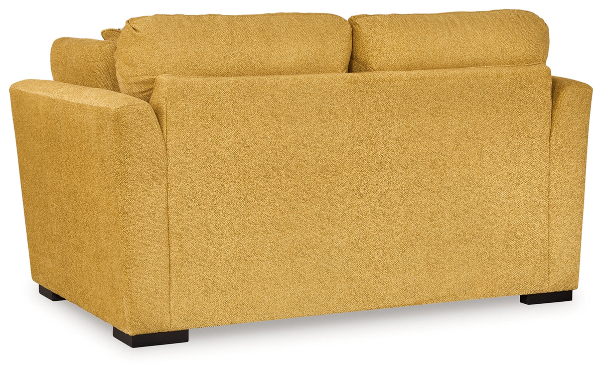 Keerwick Sunflower Loveseat from Ashley Furniture - Luna Furniture