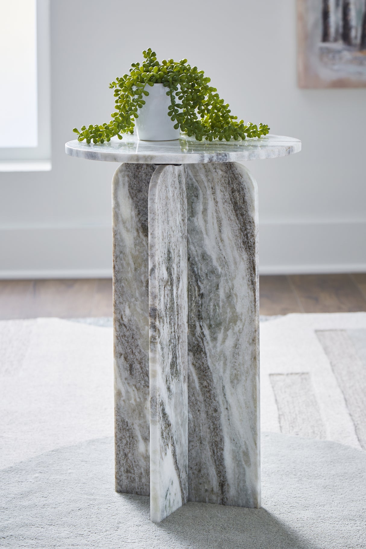 Keithwell Gray Accent Table from Ashley - Luna Furniture