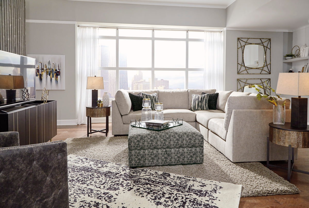 Kellway Bisque 5-Piece Modular Sectional from Ashley - Luna Furniture