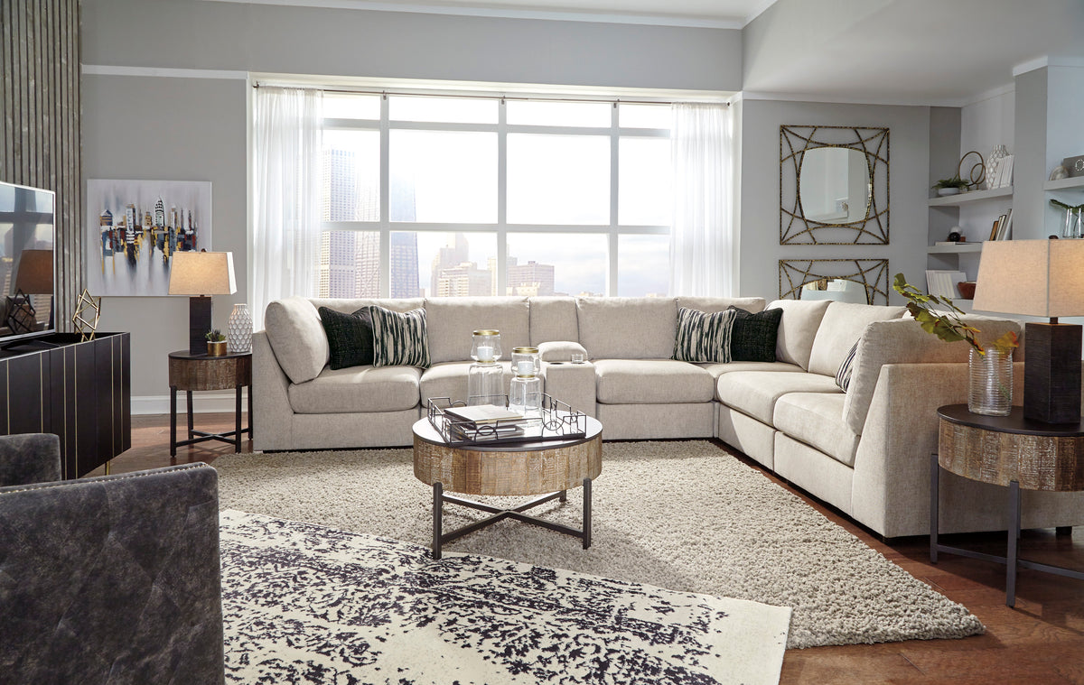 Kellway Bisque 7-Piece Modular Sectional from Ashley - Luna Furniture