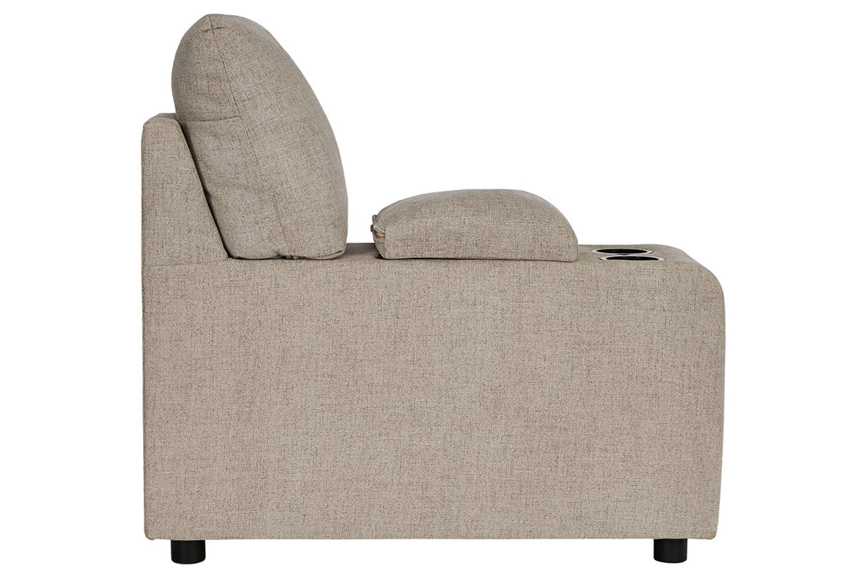 Kellway Bisque Console with Storage from Ashley - Luna Furniture