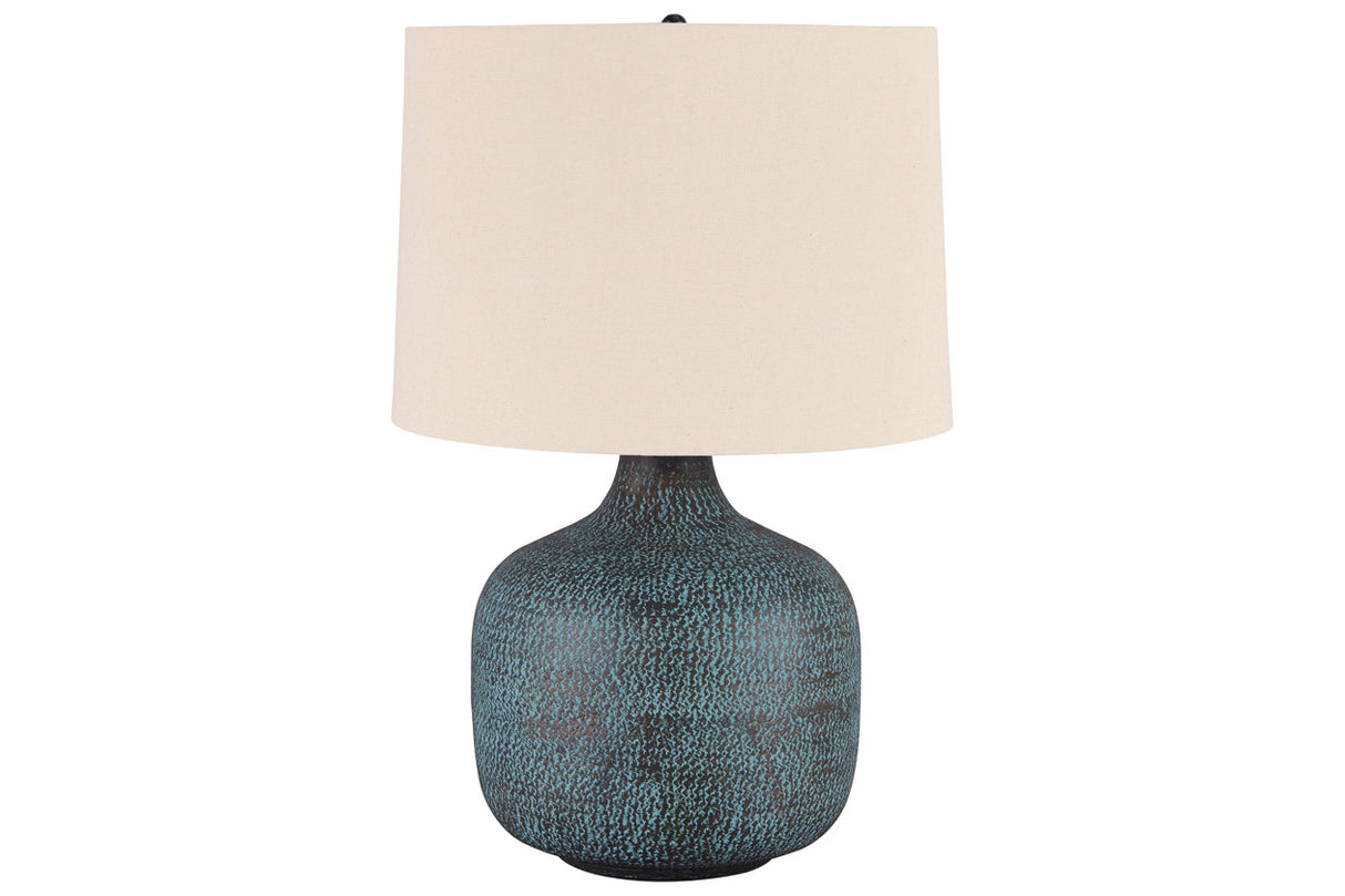 Malthace Patina Table Lamp from Ashley - Luna Furniture