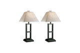 Deidra Black Table Lamp, Set of 2 -  - Luna Furniture