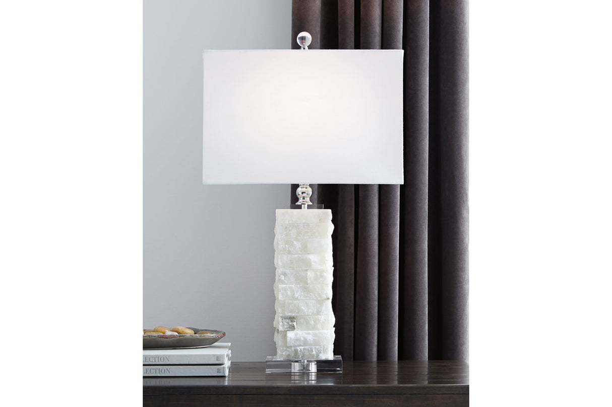 Malise White Table Lamp from Ashley - Luna Furniture