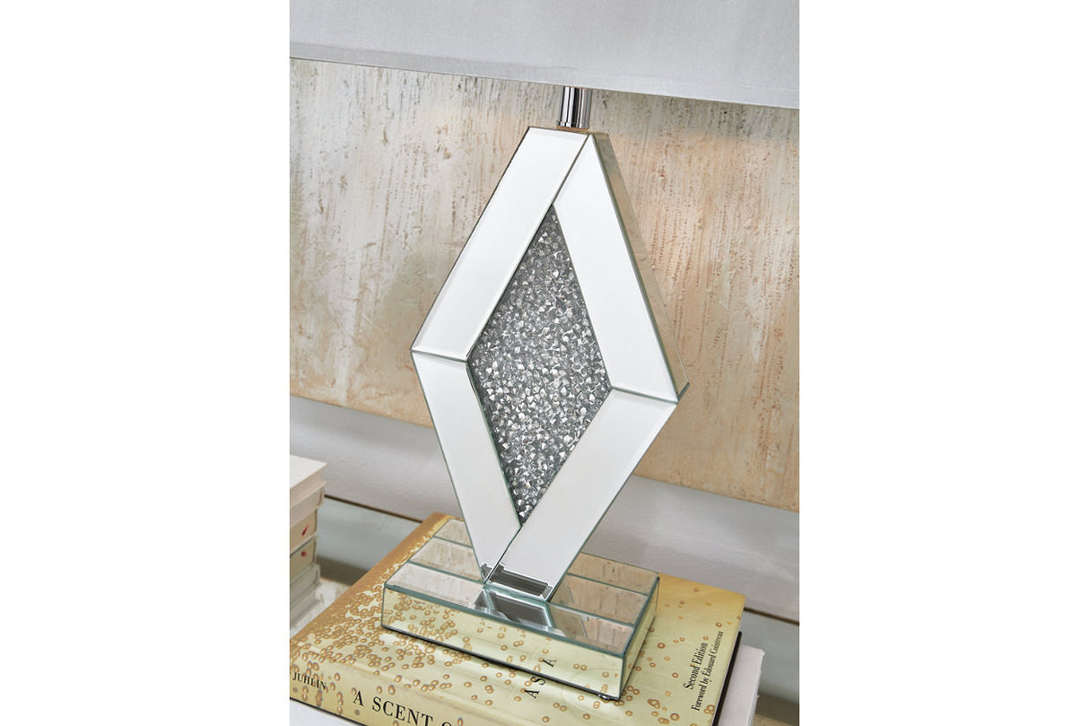 Prunella Silver Finish Table Lamp from Ashley - Luna Furniture