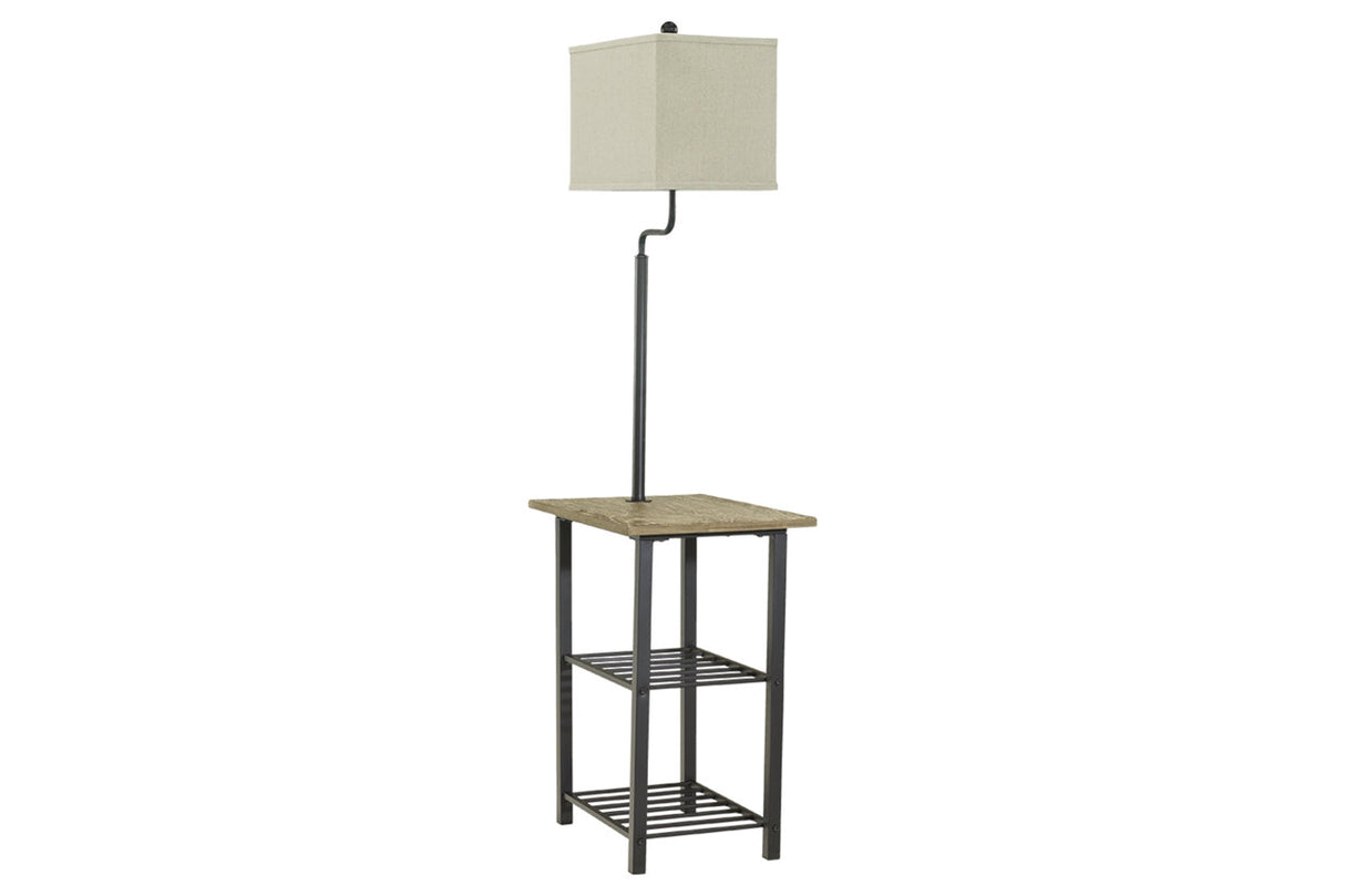 Shianne Black Floor Lamp from Ashley - Luna Furniture