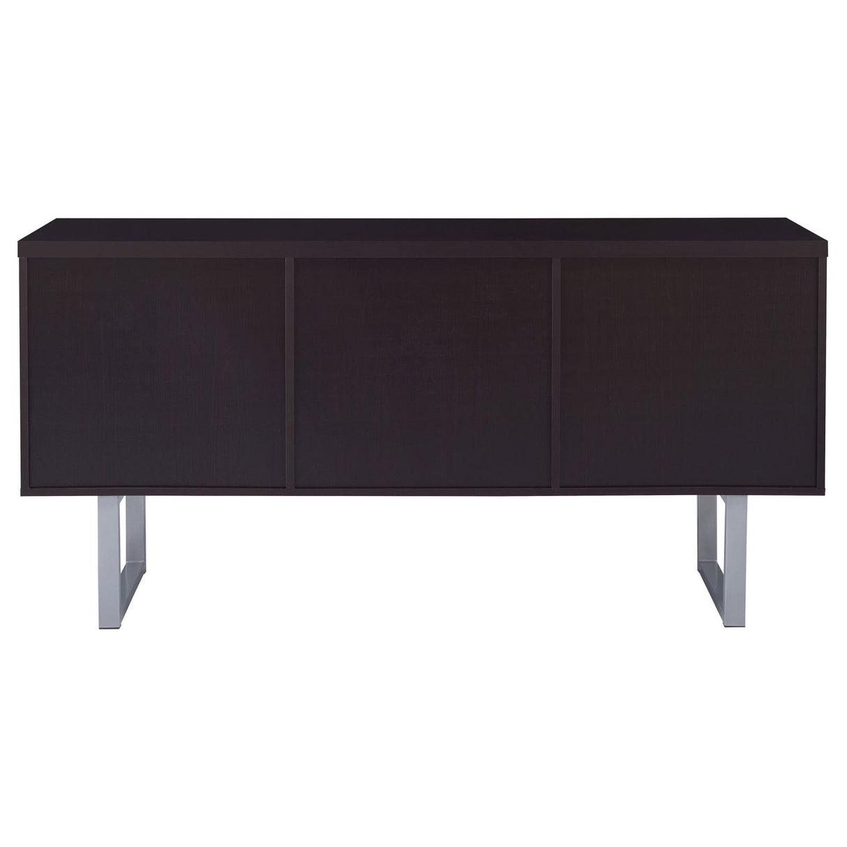 Lawtey Cappuccino 5-Drawer Credenza with Adjustable Shelf from Coaster - Luna Furniture