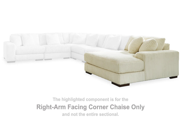 Lindyn Ivory Right-Arm Facing Corner Chaise