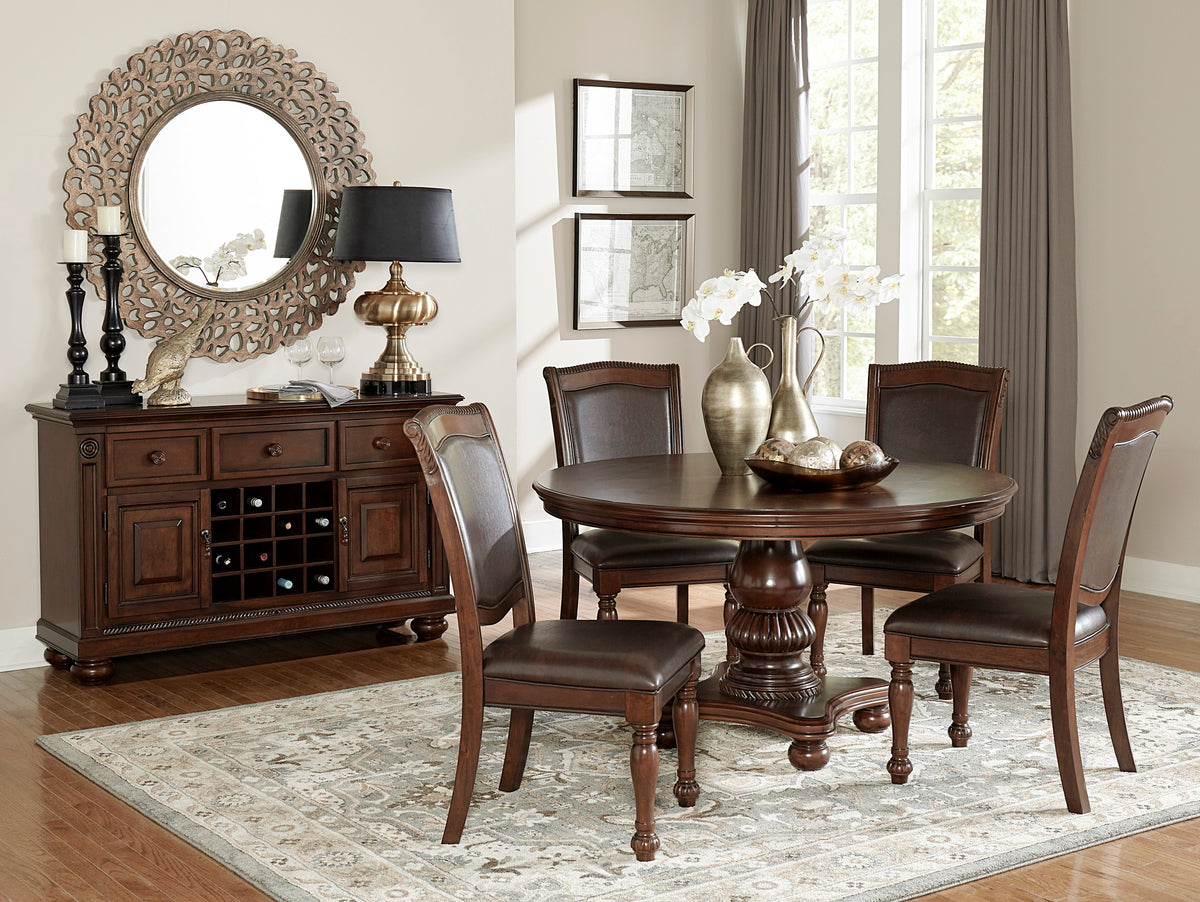 Lordsburg Brown Chery Server from Homelegance - Luna Furniture