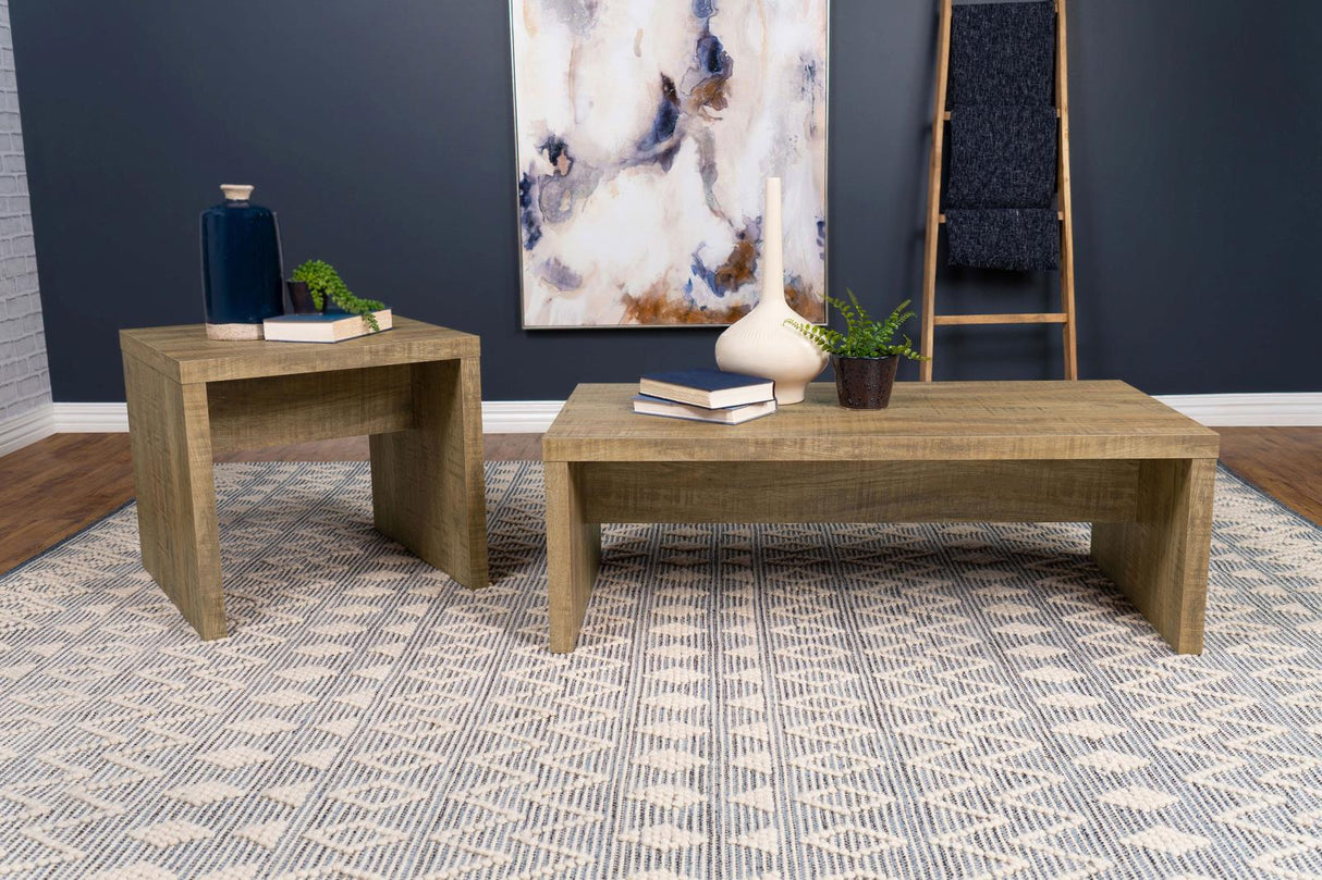 Lynette Mango Square Engineered Wood End Table from Coaster - Luna Furniture