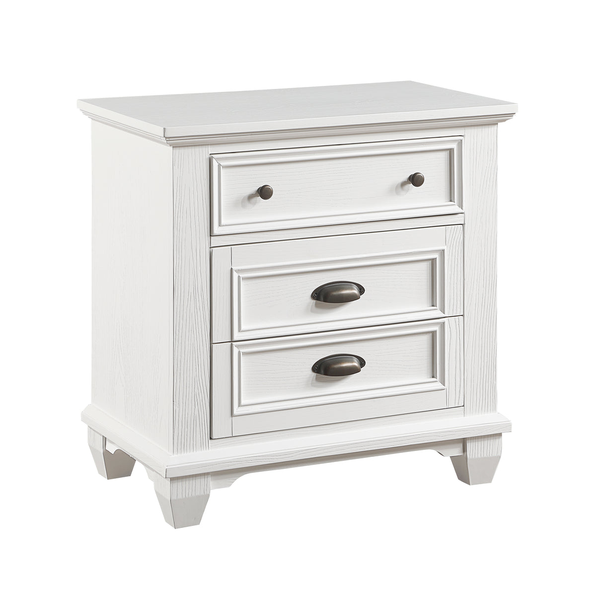 Mackinac White Nightstand from Homelegance - Luna Furniture
