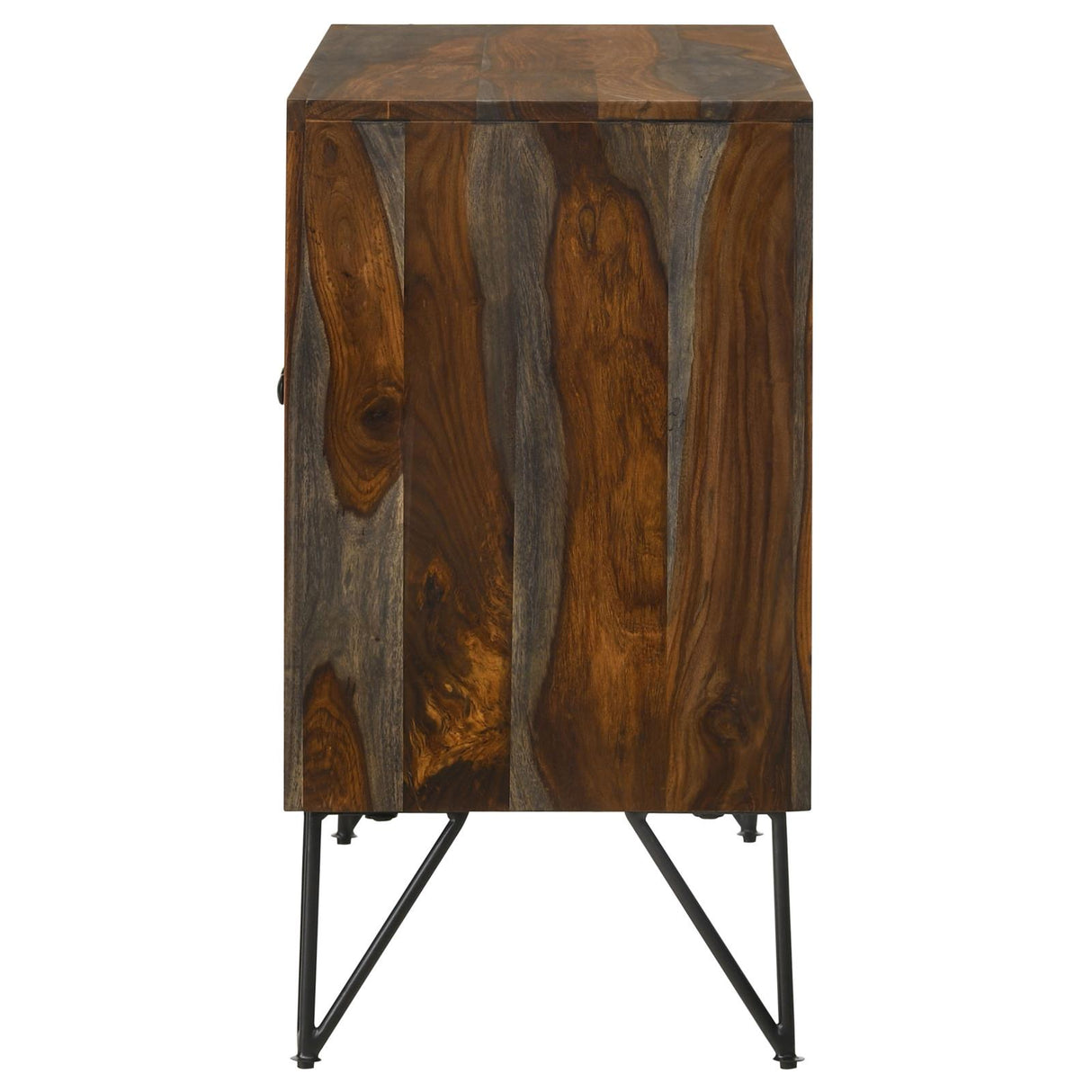 Macon Sheesham Gray 2-Door Accent Cabinet from Coaster - Luna Furniture