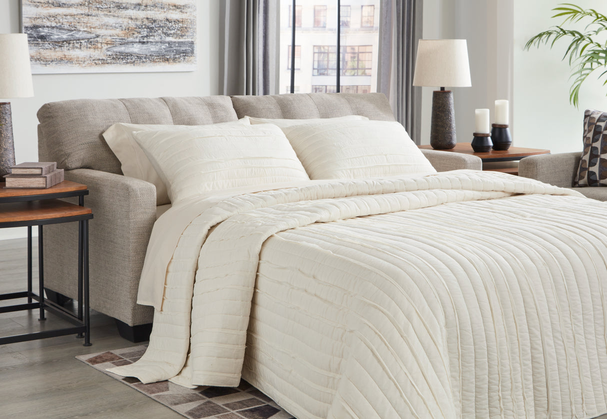 Mahoney Pebble Full Sofa Sleeper from Ashley Furniture - Luna Furniture