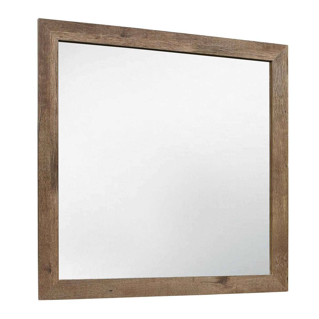 Mandan Weathered Pine Mirror (Mirror Only) from Homelegance - Luna Furniture