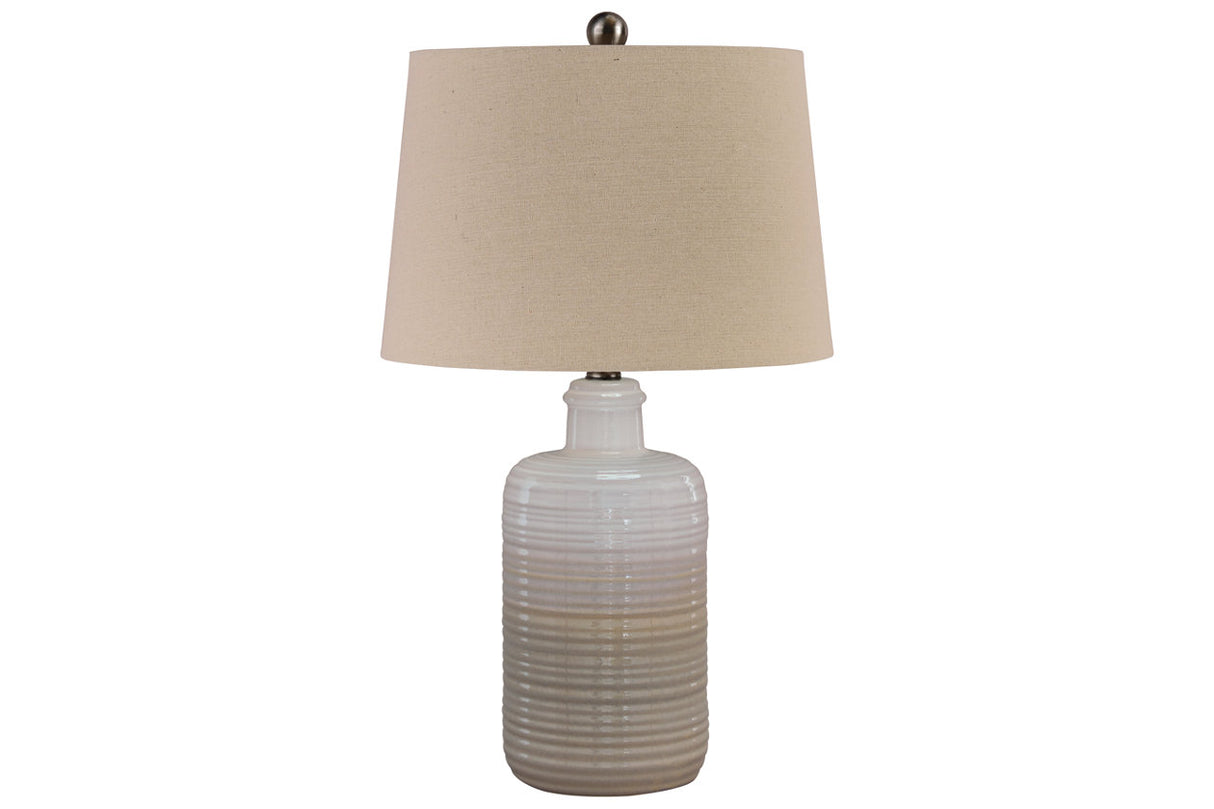Marnina Taupe Table Lamp from Ashley - Luna Furniture