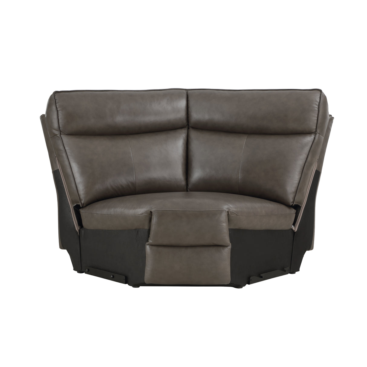 Maroni Dark Brown Leather 6-Piece Modular Power Reclining Sectional from Homelegance - Luna Furniture