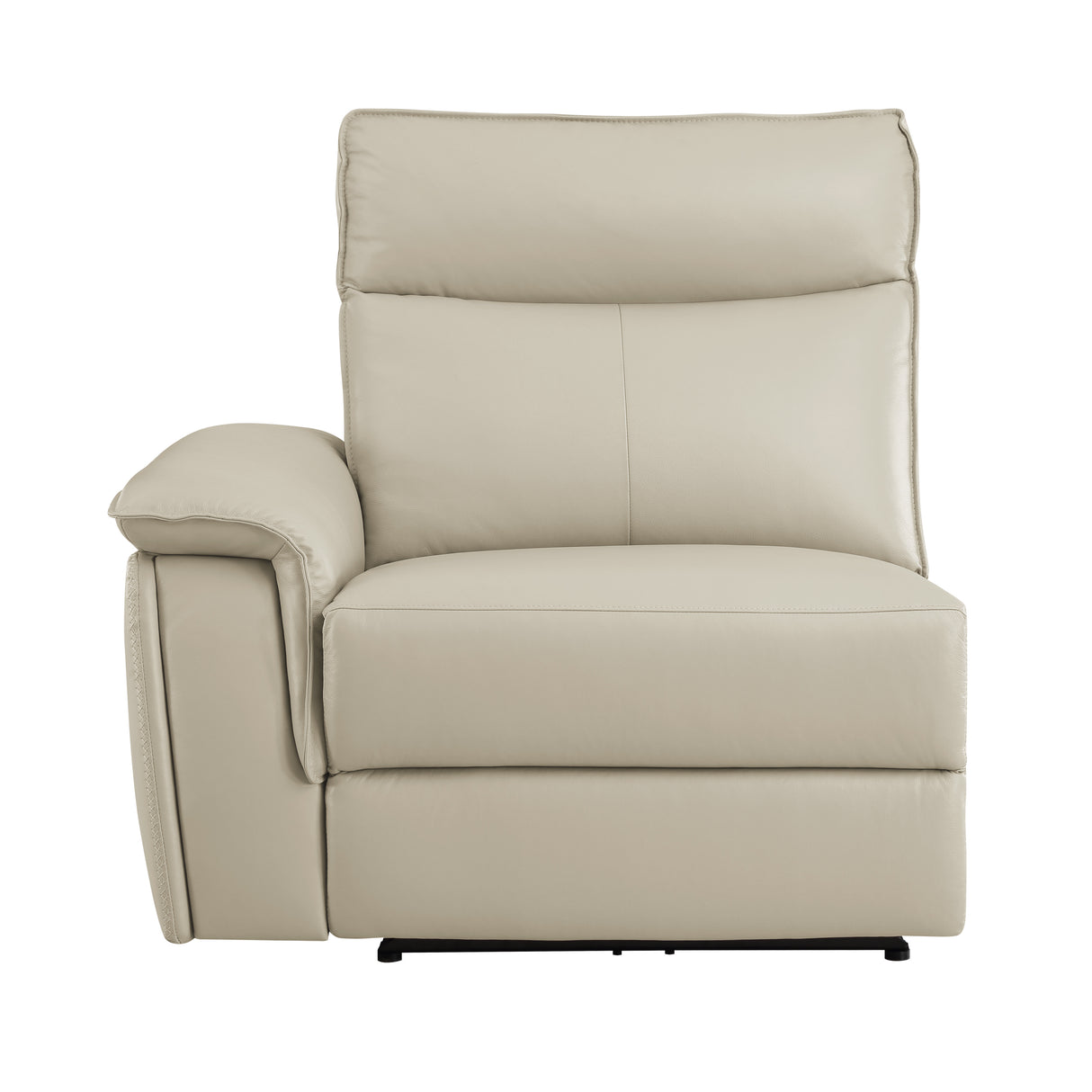 Maroni Taupe Leather 6-Piece Modular Power Reclining Sectional from Homelegance - Luna Furniture