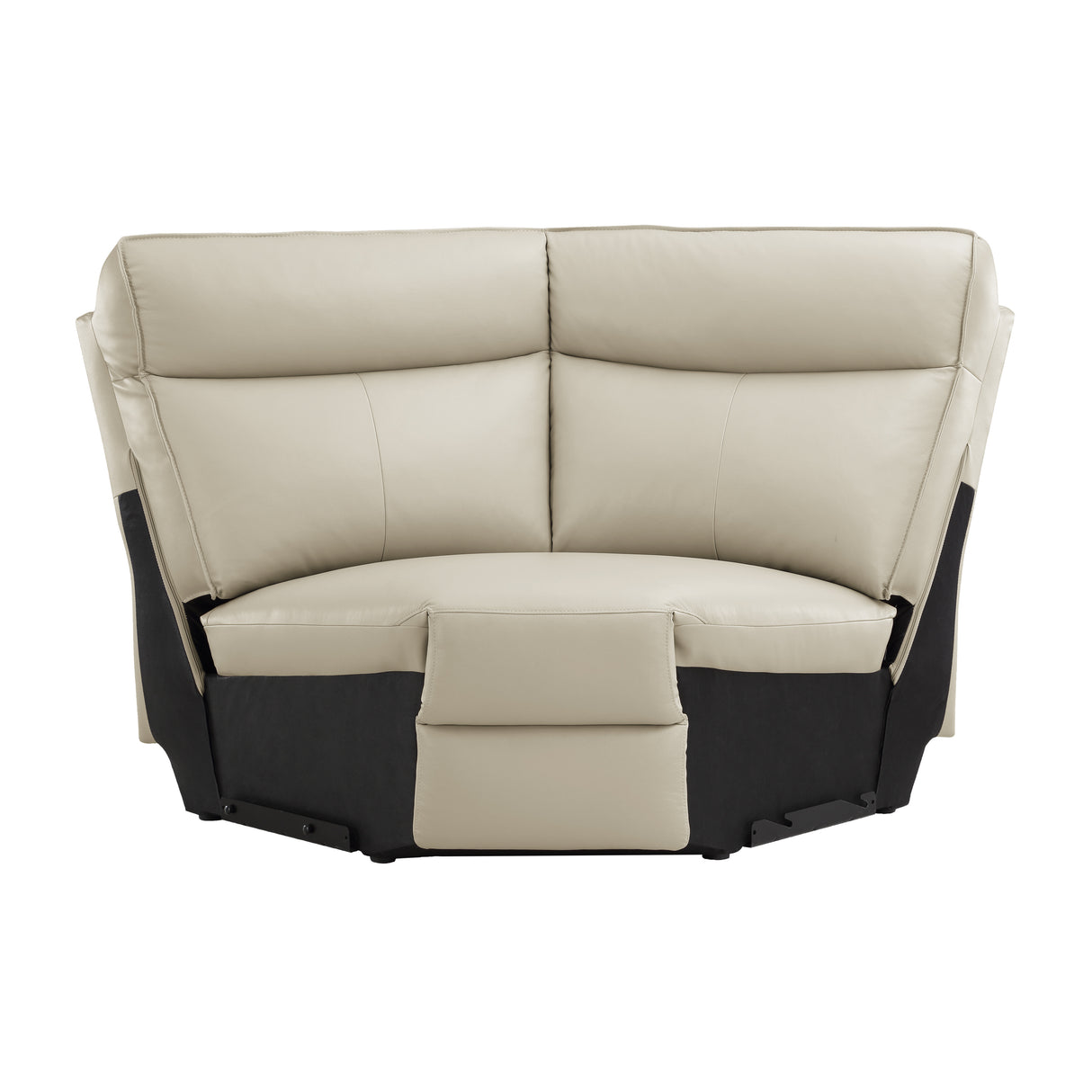 Maroni Taupe Leather 6-Piece Modular Power Reclining Sectional from Homelegance - Luna Furniture