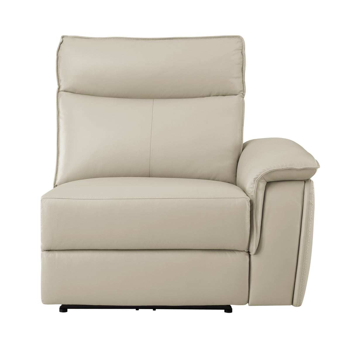 Maroni Taupe Leather 6-Piece Modular Power Reclining Sectional from Homelegance - Luna Furniture