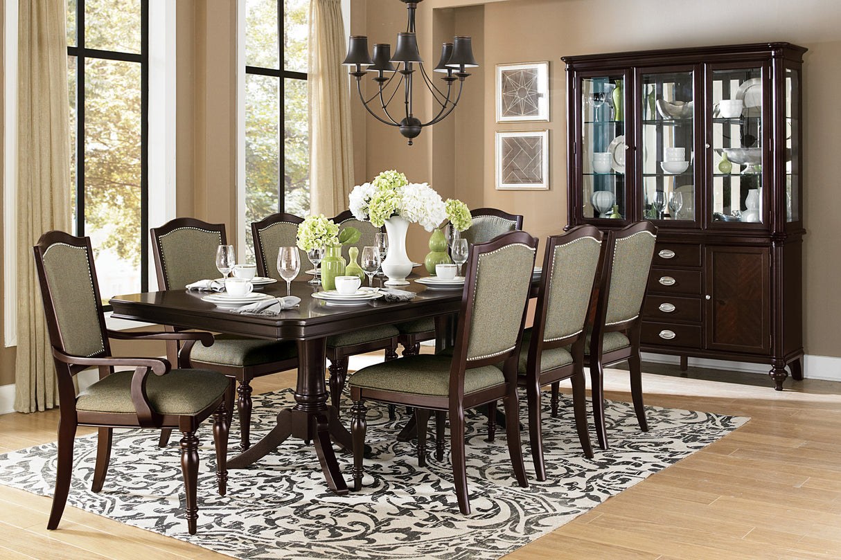 Marston Dark Cherry Extendable Dining Table from Homelegance - Luna Furniture